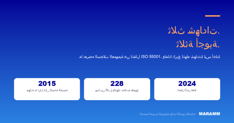اعتماد ISO 55001: ثلاث شهادات حقيقية، ولماذا تاريخ انتهاء شهادتك ليس أجلك